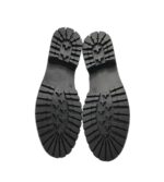 Ghete dama Lazamani 37, piele, material textil, negru - imagine 5