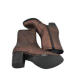 Cizme  dama Lazamani , piele, maro - imagine 4