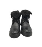 Ghete barbati Camel Active Cora  42, piele, negru, imblanite - imagine 3