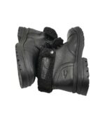 Ghete barbati Camel Active Cora  42, piele, negru, imblanite - imagine 4