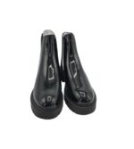 Ghete  dama Aldo , imitatie de piele, material textil, negru - imagine 3