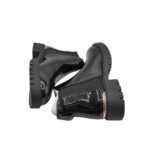 Ghete  dama Aldo , imitatie de piele, material textil, negru - imagine 4