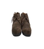 Ghete dama Benetton 39, piele intoarsa, maro - imagine 3