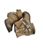 Botine dama Kayla 39, imitație de piele, maro - imagine 4