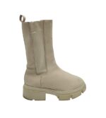 Ghete dama New Yorker 39, imitație de piele, crem