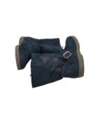 Cizme copii Cupcake 30, material textil, bleumarin captusite - imagine 4