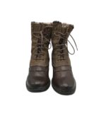 Ghete dama Clarks 39, piele, maro, imblanite - imagine 3