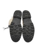 Ghete dama 38,  imitație de piele, crem - imagine 5