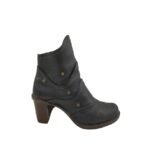 Botine dama, El Naturalista 40, piele, negru
