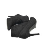 Botine dama Bodyflirt 41, material textil, negru - imagine 4