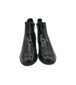 Botine dama Graceland 38, imitație de piele, negru - imagine 3