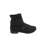 Botine dama S'Oliver 39, material textil, negru