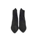 Botine dama Mango 39, material textil, negru - imagine 3