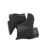 Botine dama Mango 39, material textil, negru - imagine 4