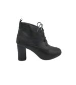 Botine dama Young Spirit  39, imitație de piele, negru