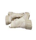 Ghete dama Catwalk 39,  imitație de piele, crem - imagine 4