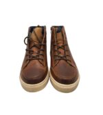 Ghete barbati Bugatti 45, piele, maro - imagine 3