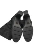 Cizme dama About You 36, material textil, negru - imagine 5