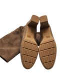 Cizme dama About You 38, material textil, maro - imagine 5