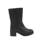 Cizme dama Ps 40, piele, negru