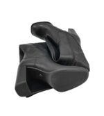 Cizme dama Tamaris 38, imitație de piele, piele, negru - imagine 4