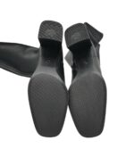 Cizme dama Tamaris 38, imitație de piele, piele, negru - imagine 5