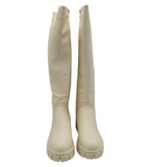 Cizme dama About You , imitatie de piele, bej - imagine 3