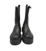 Ghete dama Edited 39, material textil, piele, negru - imagine 3