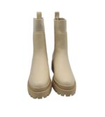 Botine  dama About You 36, material textil, imitatie de piele, bej - imagine 3