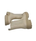 Botine  dama About You 36, material textil, imitatie de piele, bej - imagine 4