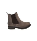 Botine dama Tamaris 39, material textil, piele, bej