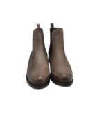 Botine dama Tamaris 39, material textil, piele, bej - imagine 3