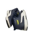 Adidasi unisex Puma 37, imitatie de piele, negru, imblanite - imagine 4