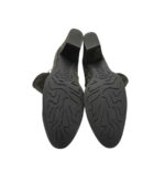 Botine dama Lune 38, piele intoarsa, gri - imagine 5