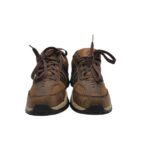 Adidasi barbati Skechers 41, imitatie de piele, material textil, maro - imagine 3