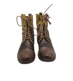 Ghete dama Bugatti 37, piele, maro - imagine 4