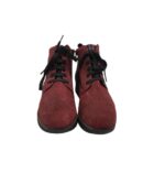 Ghete dama Walbusch 38, piele intoarsa, rosu - imagine 3