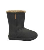 Cizme dama Black fox 42, piele,  negru, imblanite