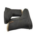 Cizme dama Black fox 42, piele,  negru, imblanite - imagine 4