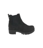 Ghete dama Anna Field 41, imitație de piele, negru