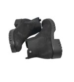 Ghete dama Anna Field 41, imitație de piele, negru - imagine 4