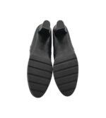 Botine dama 40, imitație de piele, negru - imagine 5