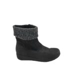 Ghete dama Bama 37, piele, negru