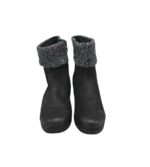 Ghete dama Bama 37, piele, negru - imagine 3