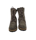 Ghete dama Landrover 38, material textil, gri, imblanite - imagine 3