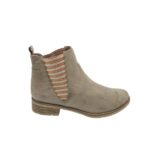 Botine dama Fashion 39, material textil, gri
