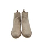 Botine dama Fashion 39, material textil, gri - imagine 3