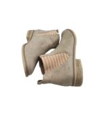 Botine dama Fashion 39, material textil, gri - imagine 4