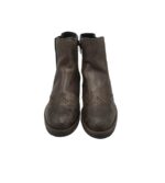 Ghete dama MaryAnn 38, piele, maro - imagine 3