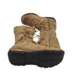 Cizme dama Lazamani 40, piele intoarsa, maro - imagine 4